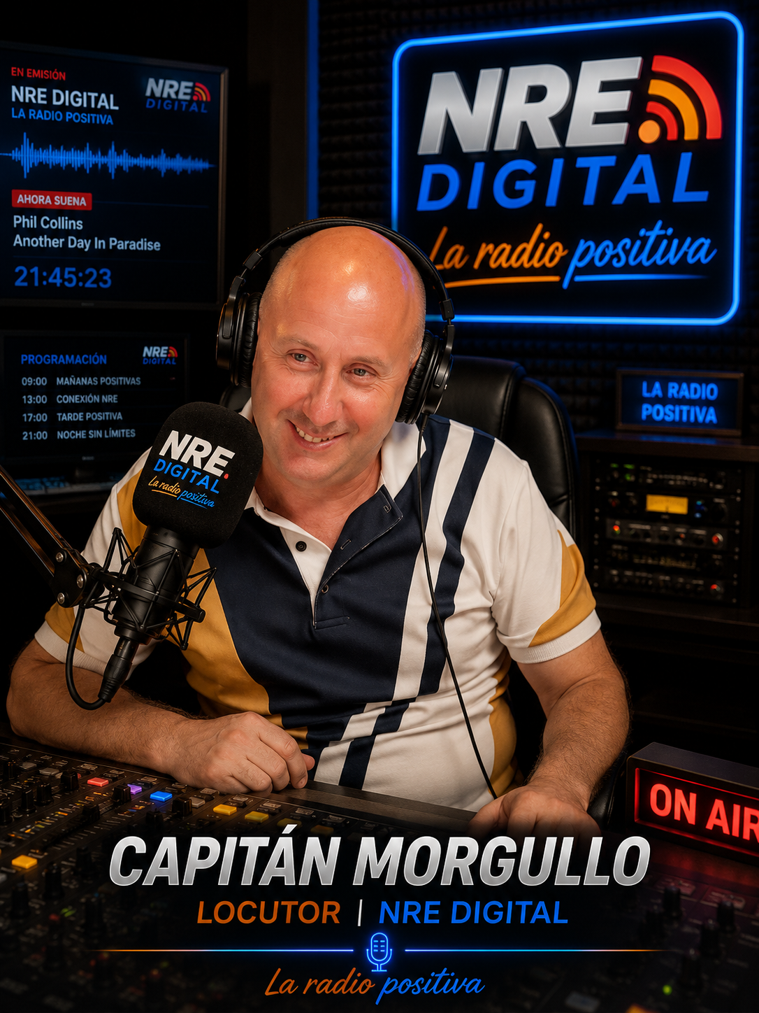 Capitán Morgullo · Locutor de NRE Digital