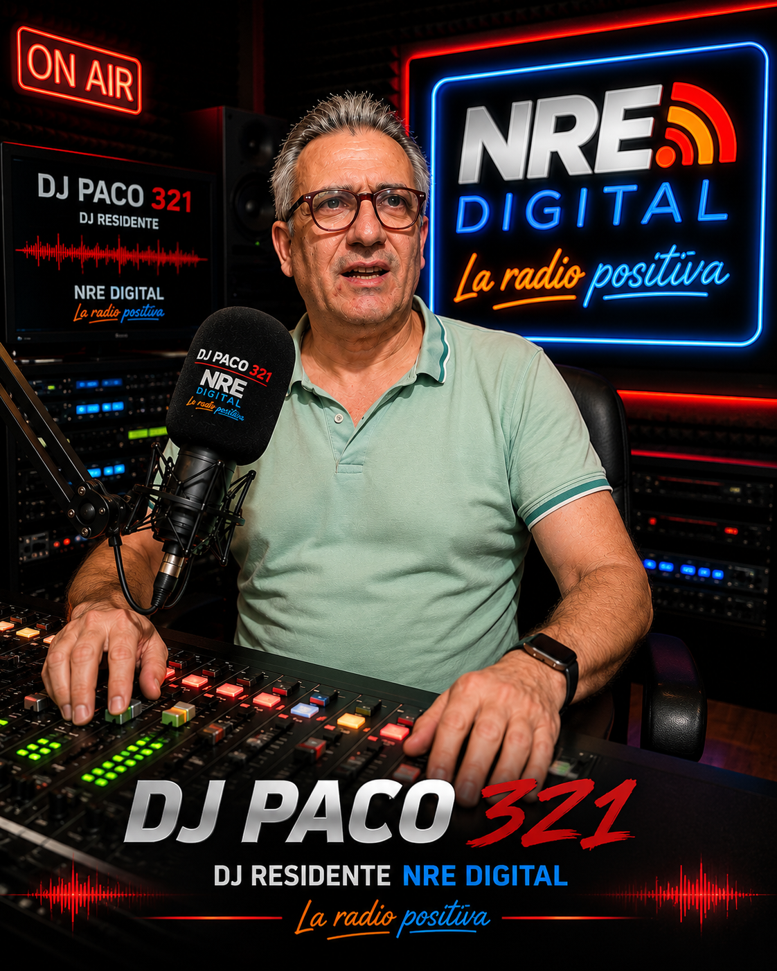 DJ Paco 321 · DJ residente de NRE Digital