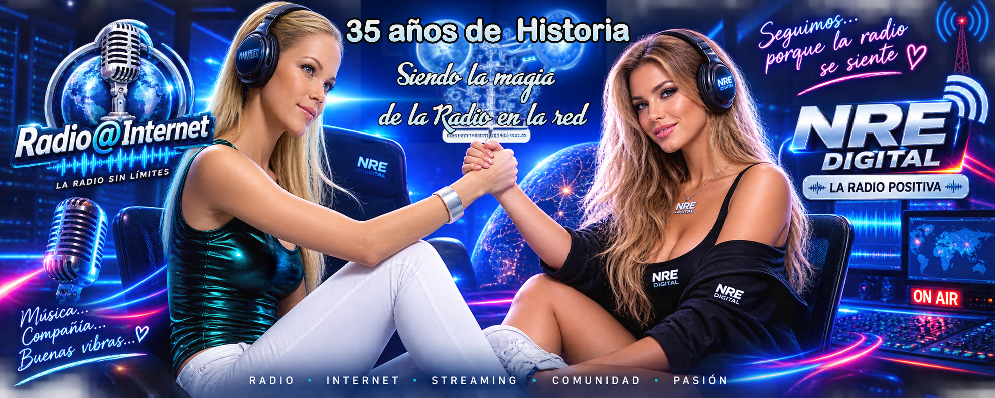 35 años de historia de Radio@Internet y NRE Digital