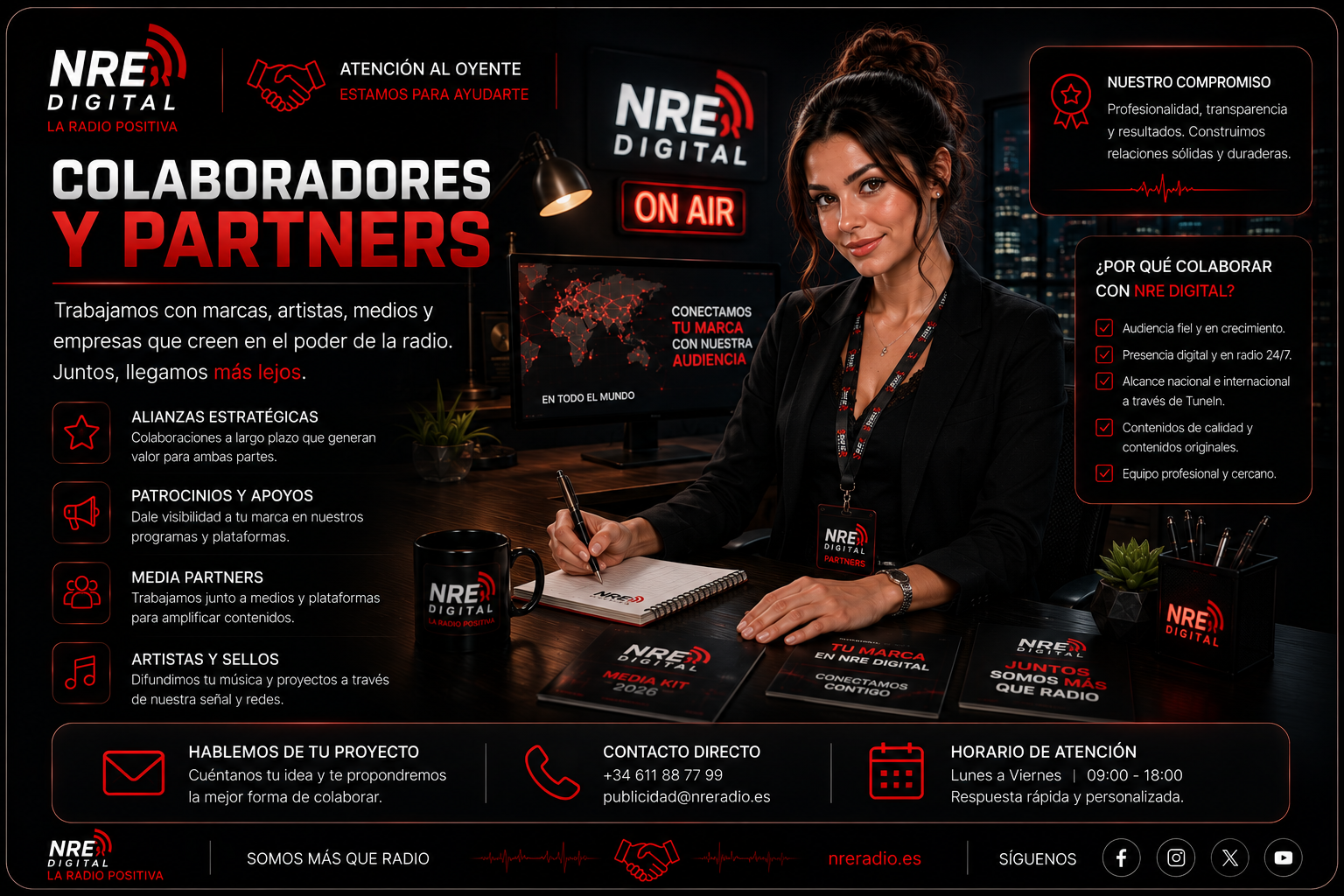 Colaboradores y partners · NRE Digital